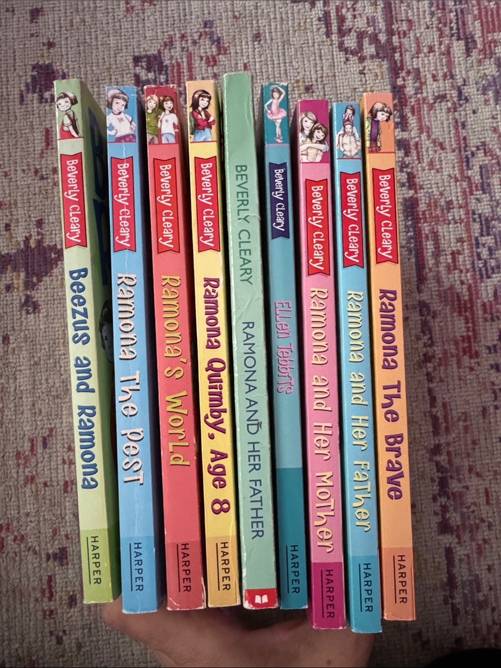 Beverly Cleary Ramona Book Set - Colorful Children's Paperback Collection